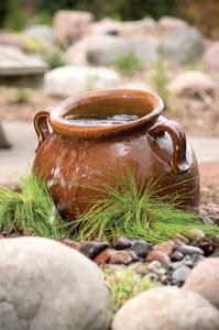 Brown Slanting Jar